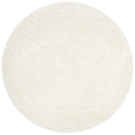 Safavieh Athens Shag Round Rug, Off White - 6 ft. - 7 in. x 6 ft. - 7 in. SGA119B-7R